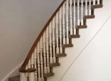 1) Stairs With Carpet